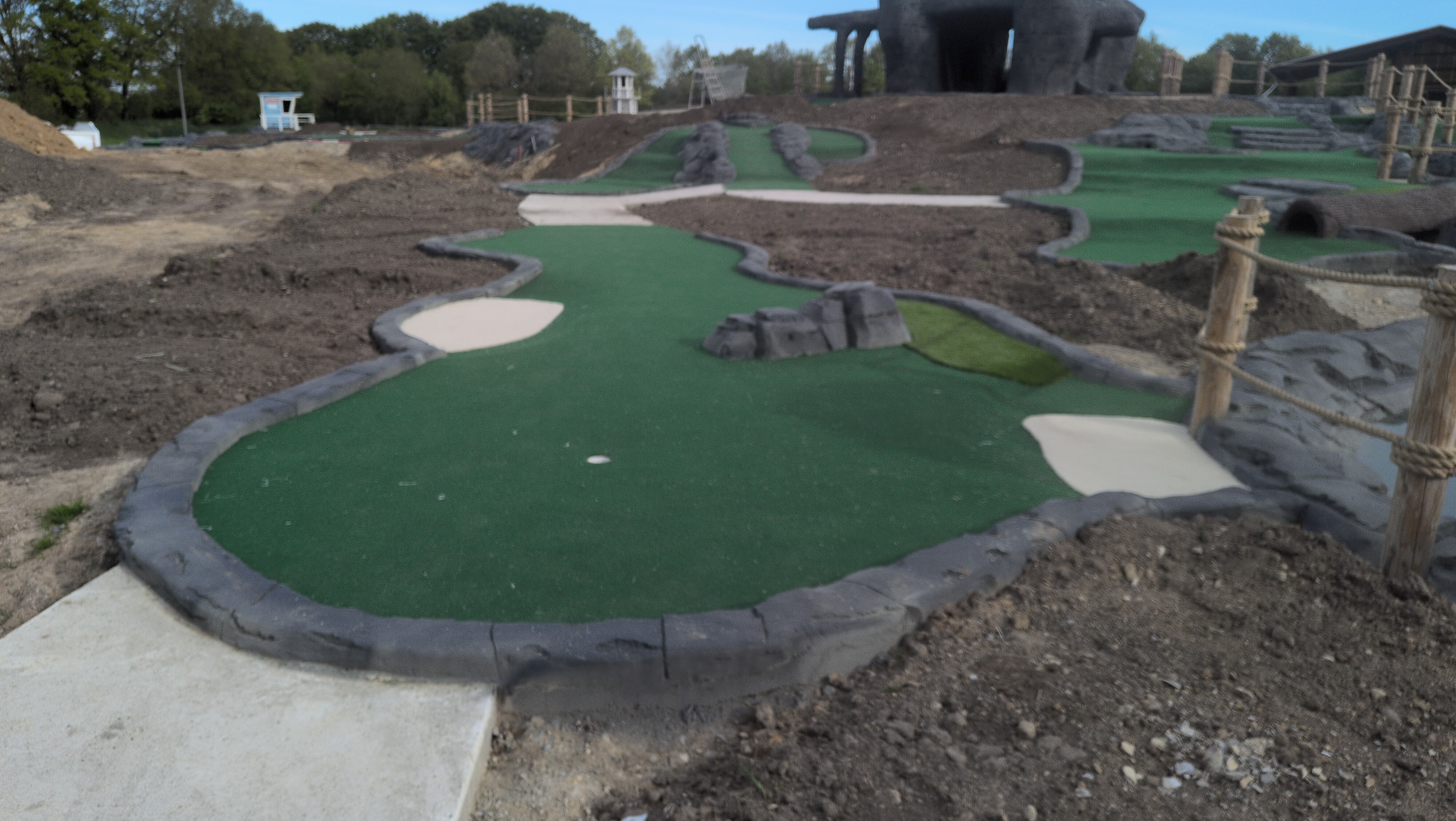 Miniature golf course Hohenwestedt Germany