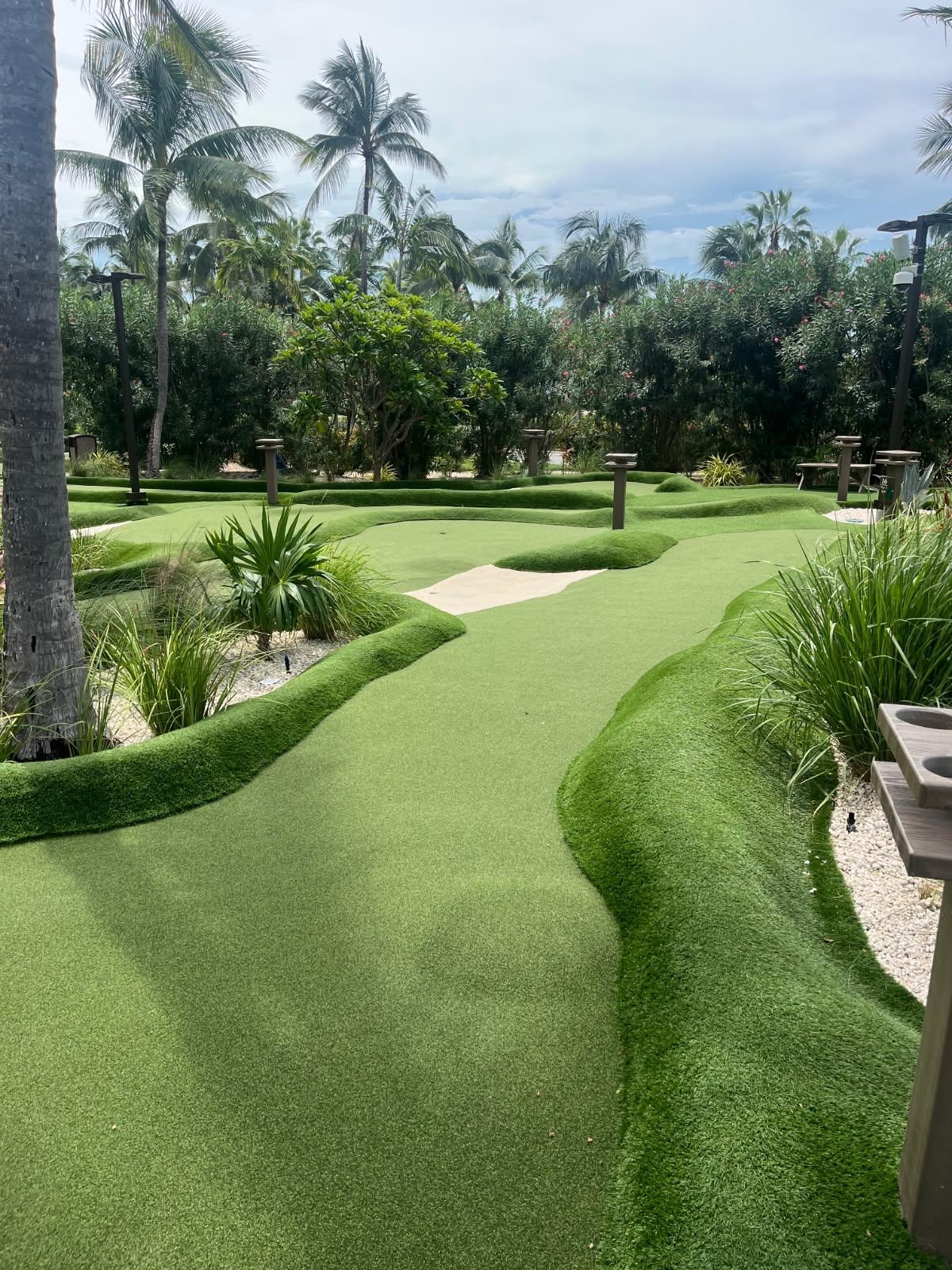 Mini golf course installation project