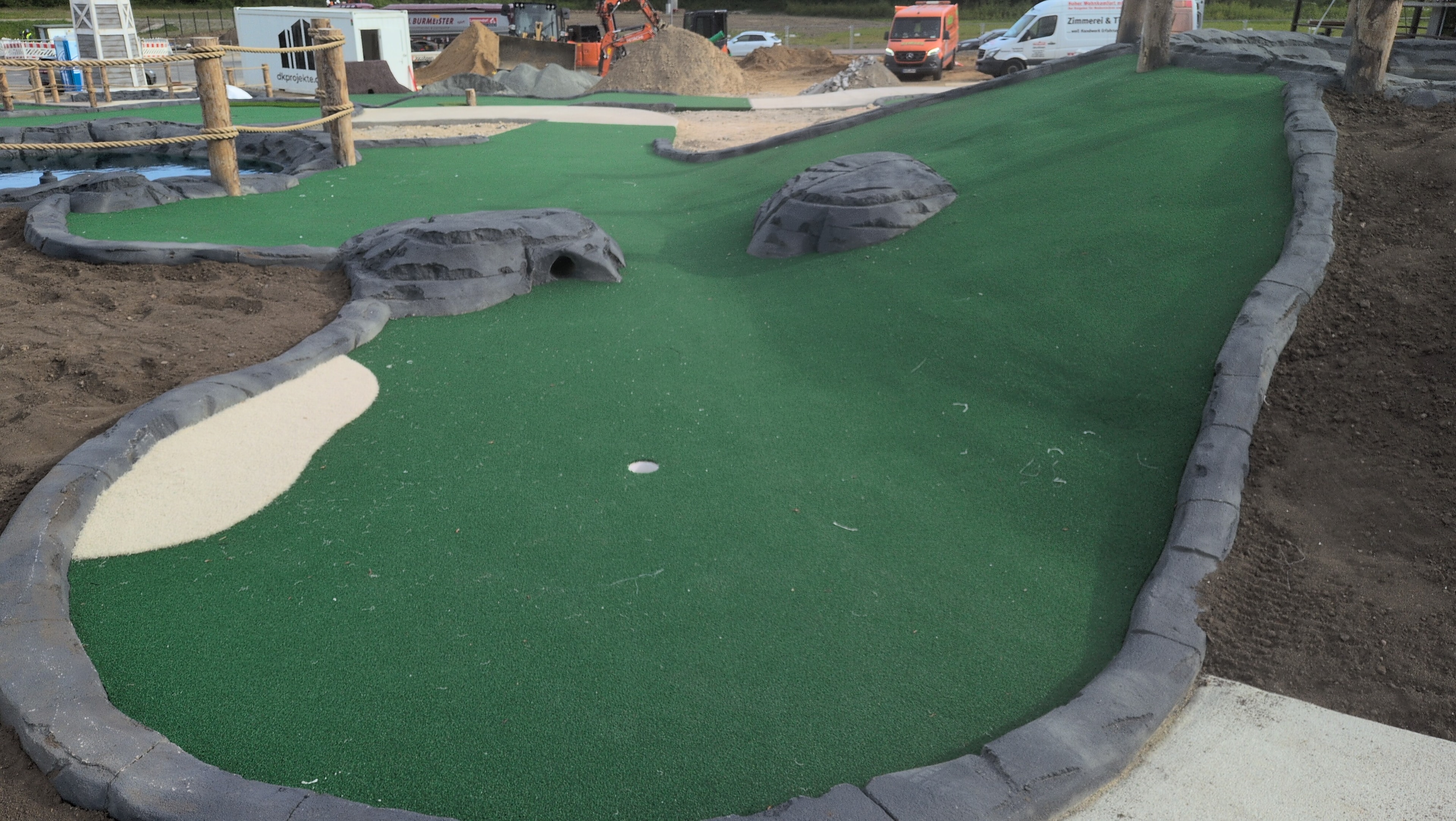 Mini golf course Hohenwestedt Germany completed